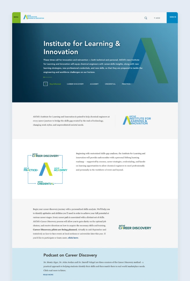 ILI Original Page before redesign