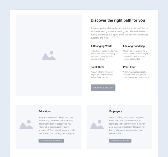 Audience Path Wireframe