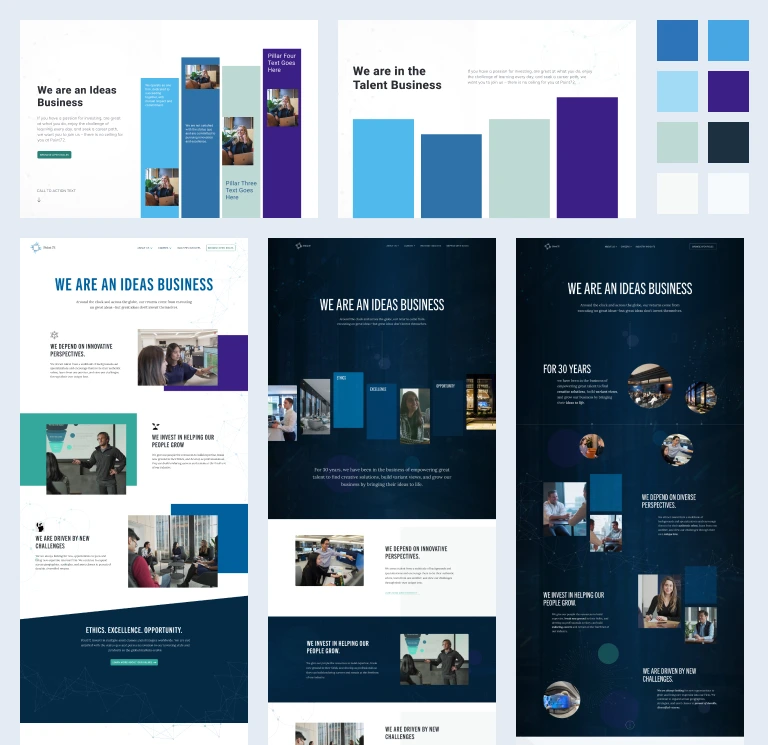 Homepage Versions Image